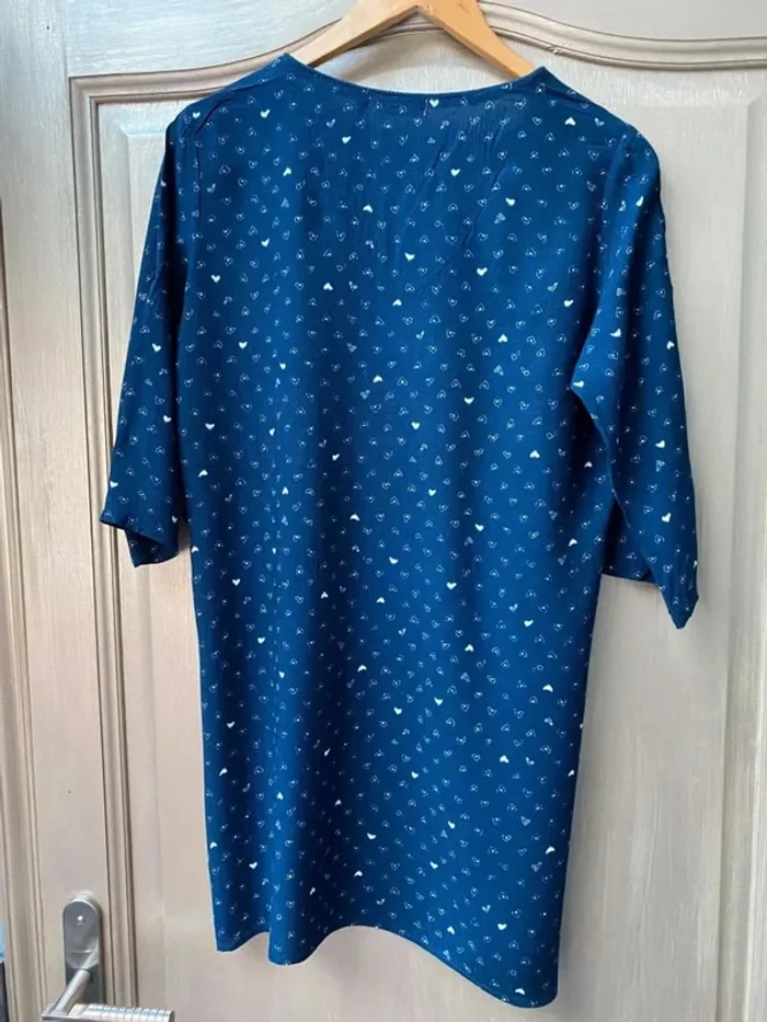 Robe Cerise blue M/L bleu à petit coeur - photo numéro 5