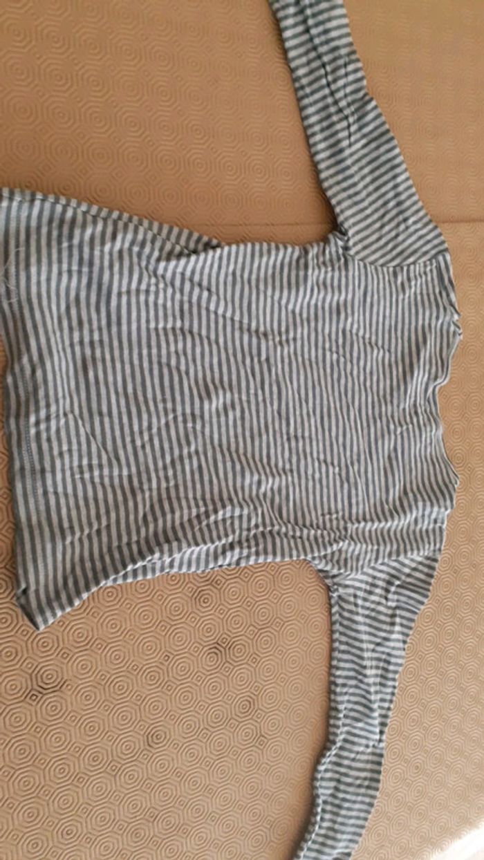 Haut manche longue rayé - photo numéro 4