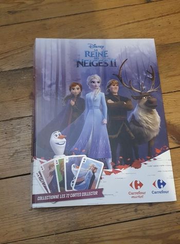 Classeur cartes à collectionner la reine des neiges 2