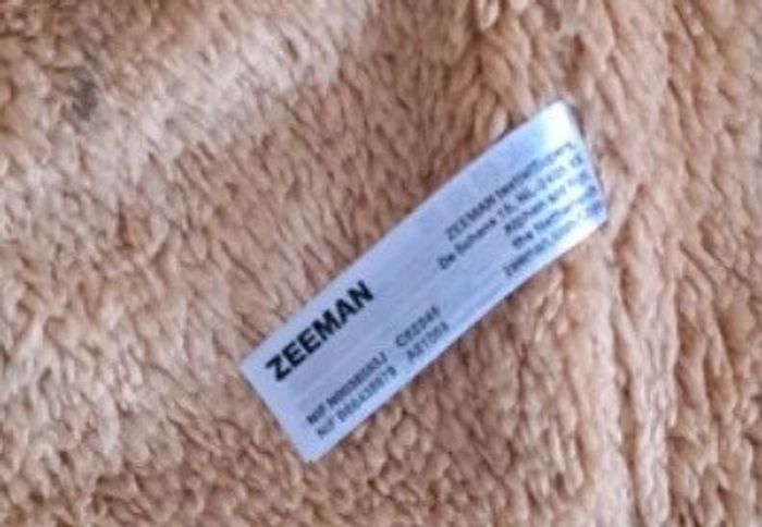 Veste coupe vent zeeman moutarde 74cm - photo numéro 3