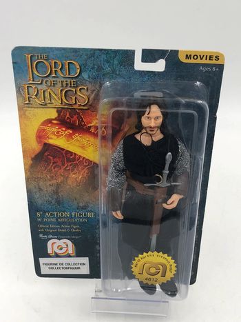Figurine de collection articulé the Lord of the Rings Aragorn Mego 20 cm neuf
