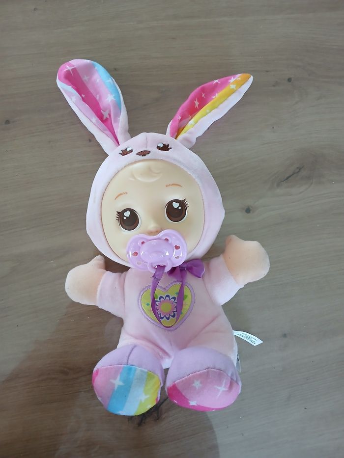 Peluche bébé lapin électronique