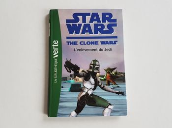 Livre Star Wars The Clone Wars L'enlèvement du Jedi La Bibliothèque Verte 8