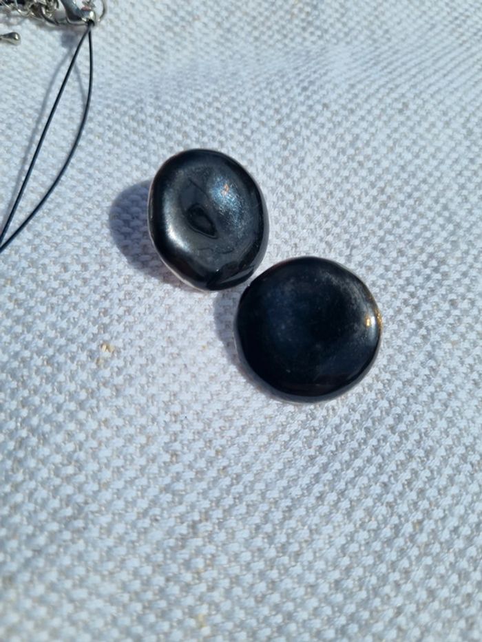 Collier et boucles d'oreilles parure de bijoux femme - photo numéro 4
