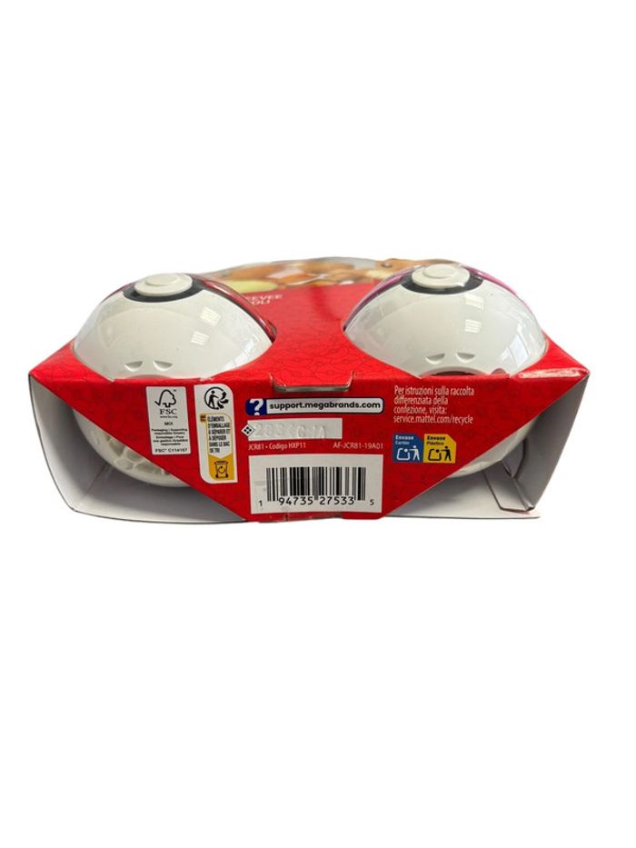 Mega Construx Pokémon Pokeball Salameche et Évoli 40 pièces Mattel neuf - photo numéro 3