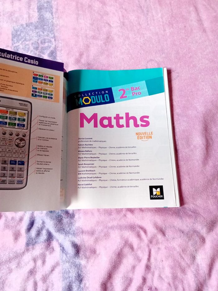 Cahier d'exercice de math 2de bac pro neuf - photo numéro 3