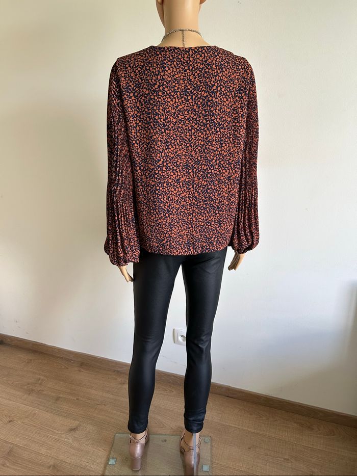 Blouse imprimée à manches longues Vero Moda taille S jamais portée - photo numéro 6