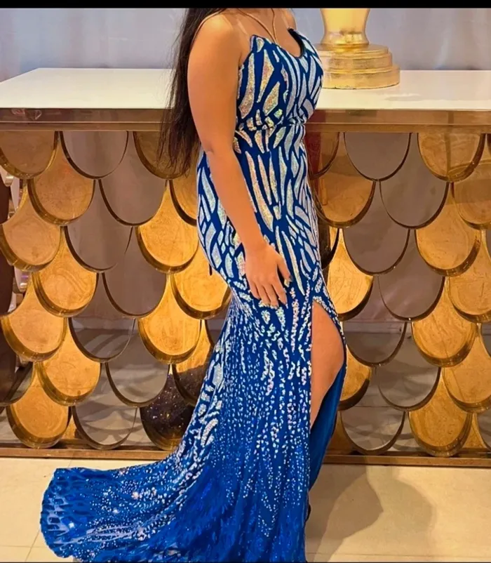 Robe bleu azur Taille M