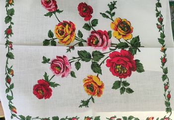 Lot serviettes roses