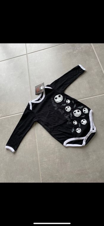 Body mixte manches longues The Nightmare before Christmas Disney  12 mois