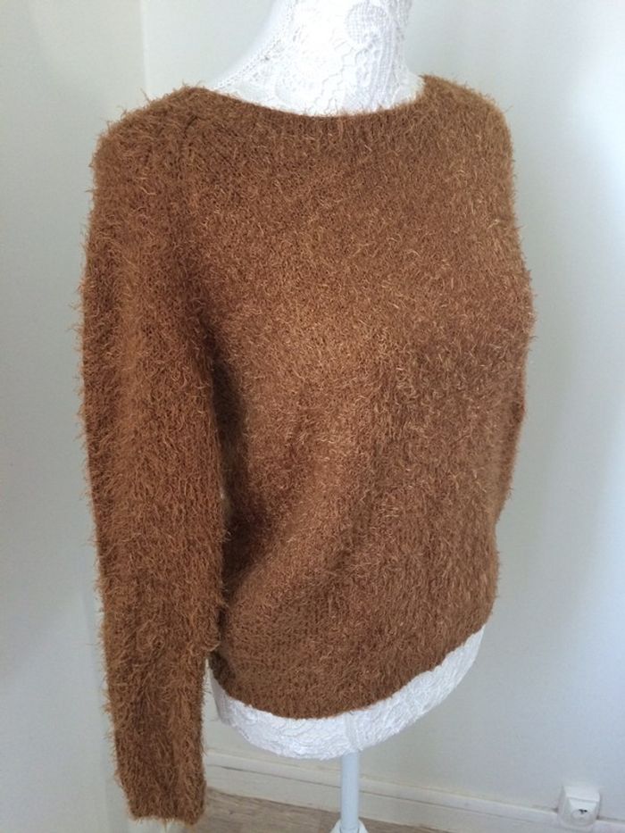 Pull marron stradivarius taille M - photo numéro 2