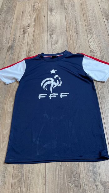 Tee-shirt supporter équipe France 14 ans