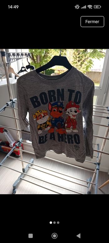 tee shirt manches longues enfant 