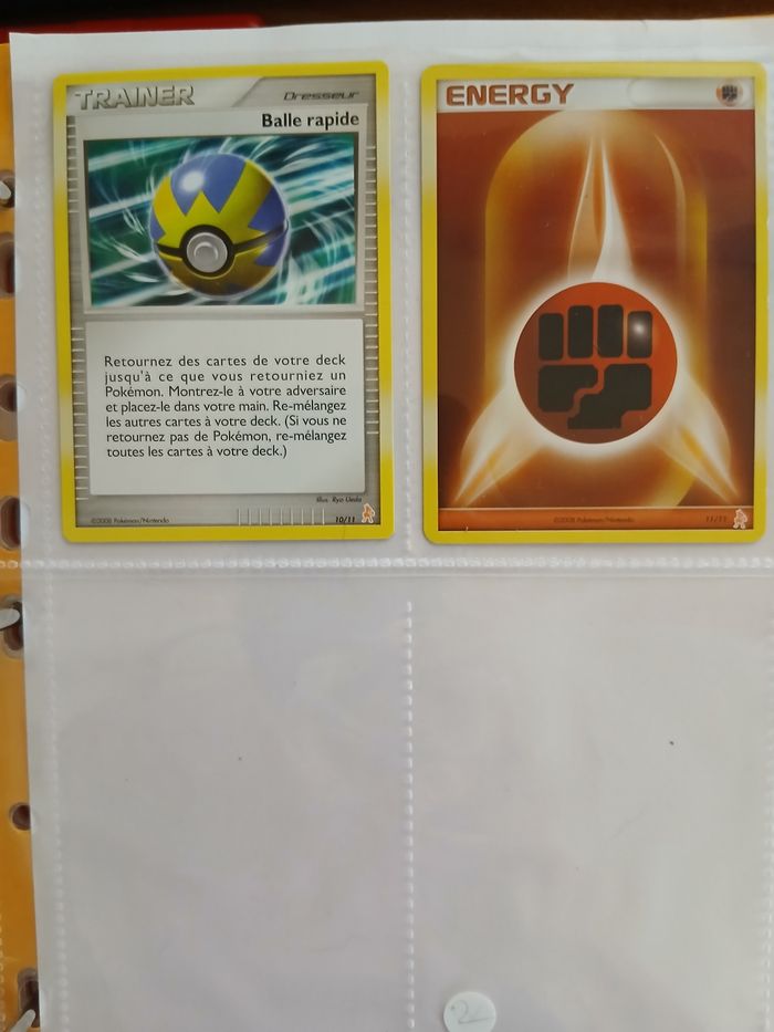 9 cartes Pokémon du Trainer Kit LUCARIO de 2008 - photo numéro 5
