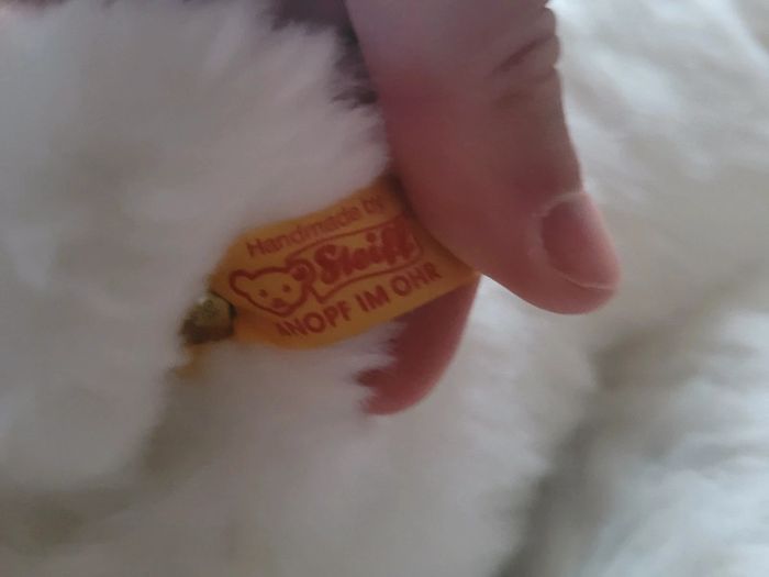 Peluche Énorme Ours Polaire Blanc 90cm Steiff Arco collection doux doudou - photo numéro 3