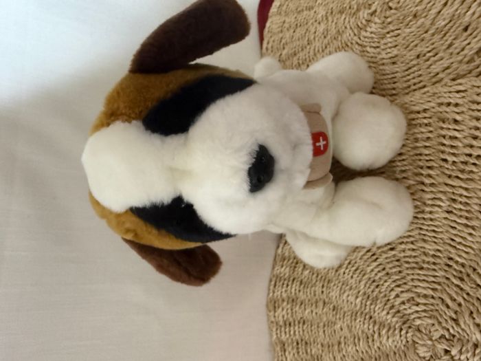 Peluche St-Bernard assis - photo numéro 1