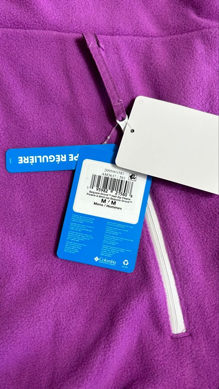 Polaire Columbia sequoia grove violet taille M - photo numéro 6