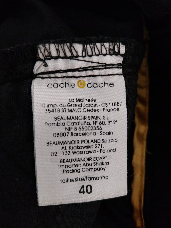 Pantalon toile Cache Cache - T.40 - photo numéro 4