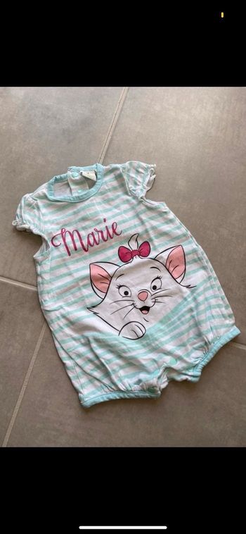 Barboteuse Marie Disney 6 mois neuve