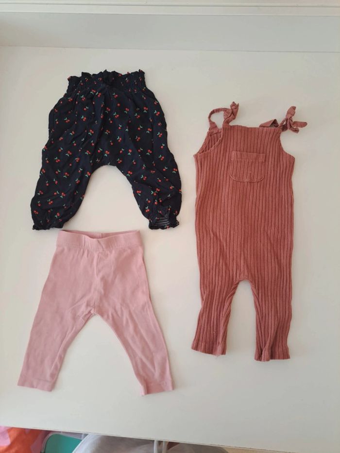 Lot sarouel legging salopette pantalon fille