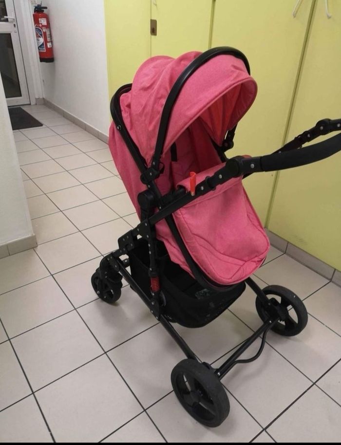 Poussette rose sans cosy - photo numéro 6