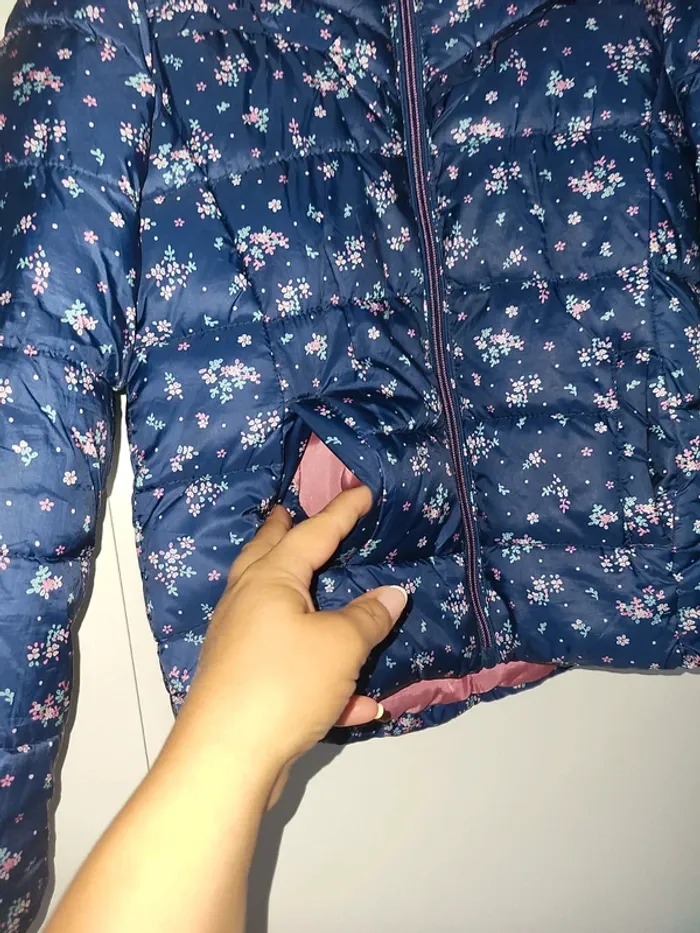 Manteau bleu c&a - photo numéro 3
