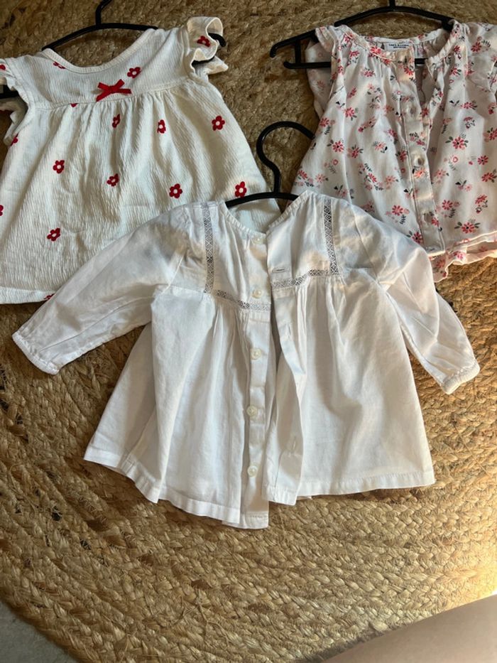 Lot de trois petits T-shirts - photo numéro 2
