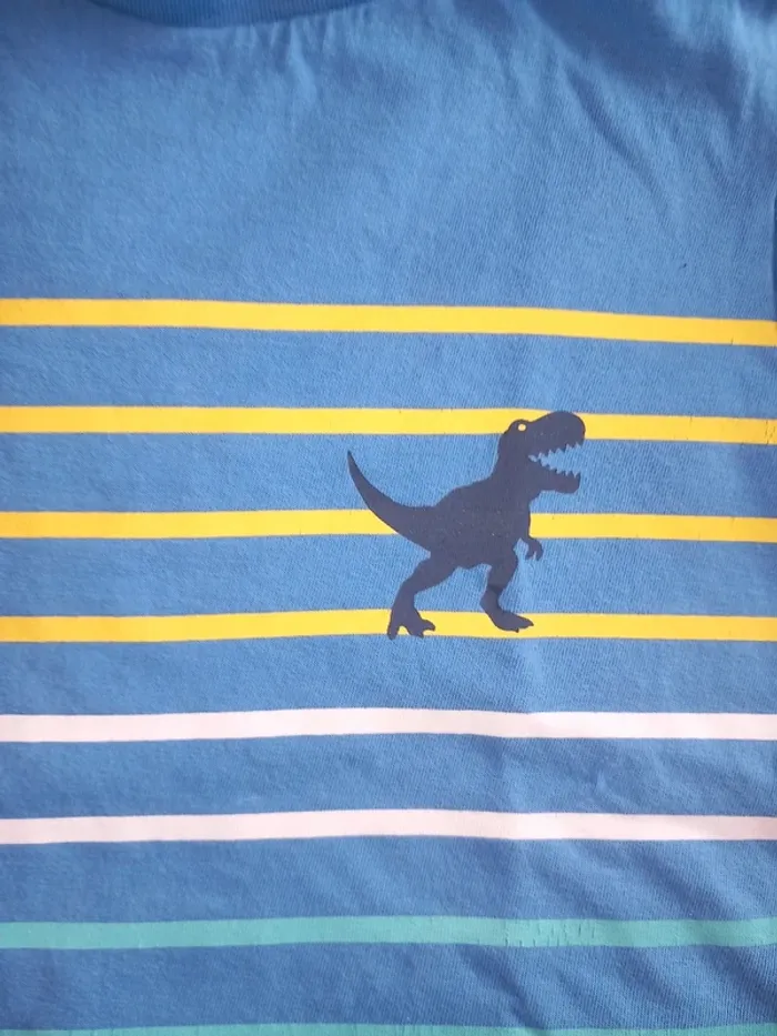 Ensemble short T-shirt dinosaure - photo numéro 2