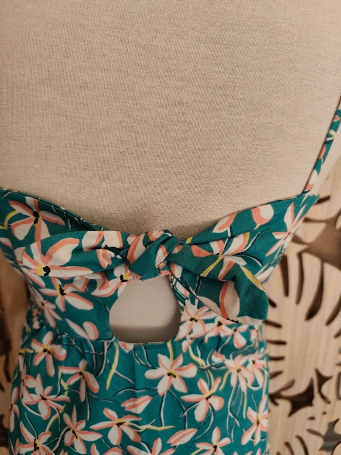 Robe fine bretelles imprimée fleurs Camaïeu - photo numéro 6