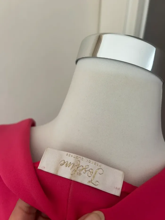 Josefine veste, blazer, rose, vif, taille L/40 fuchia - photo numéro 5