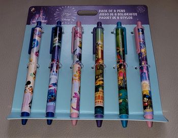 Lot de 6 stylos bics disney