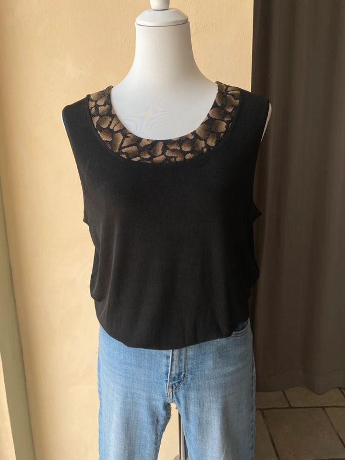 Débardeur noir col fantaisie TU - photo numéro 8