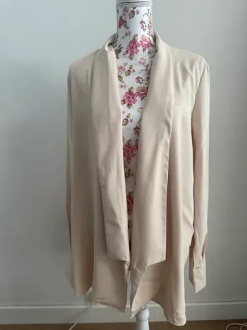 Blazer souple crème