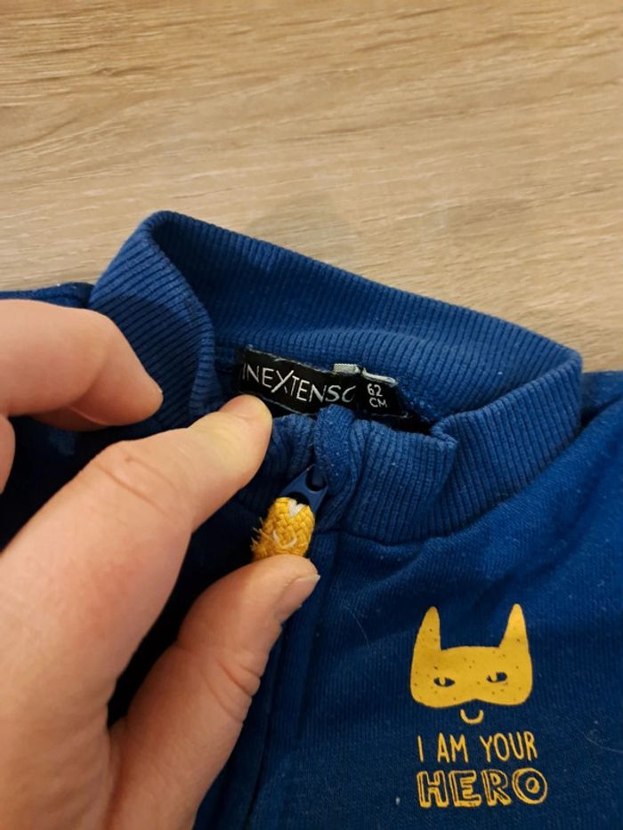 Ensemble jogging bleu In extenso 3 mois - photo numéro 3