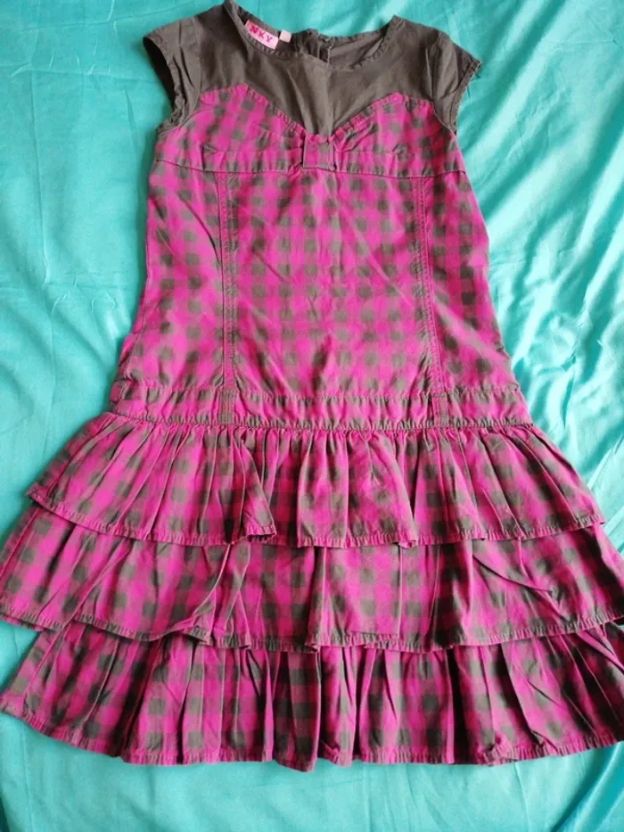 Robe à volants fille
