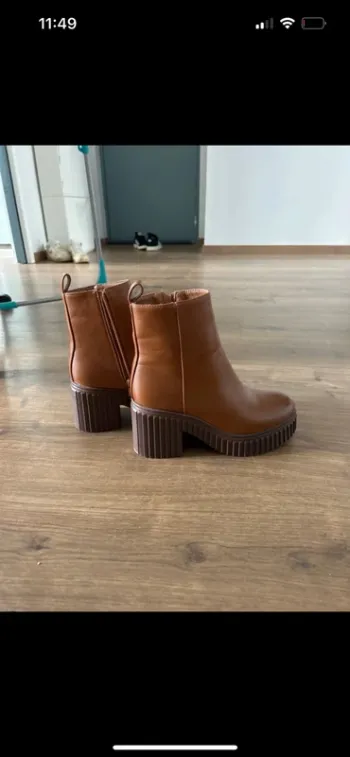 Bottines marron