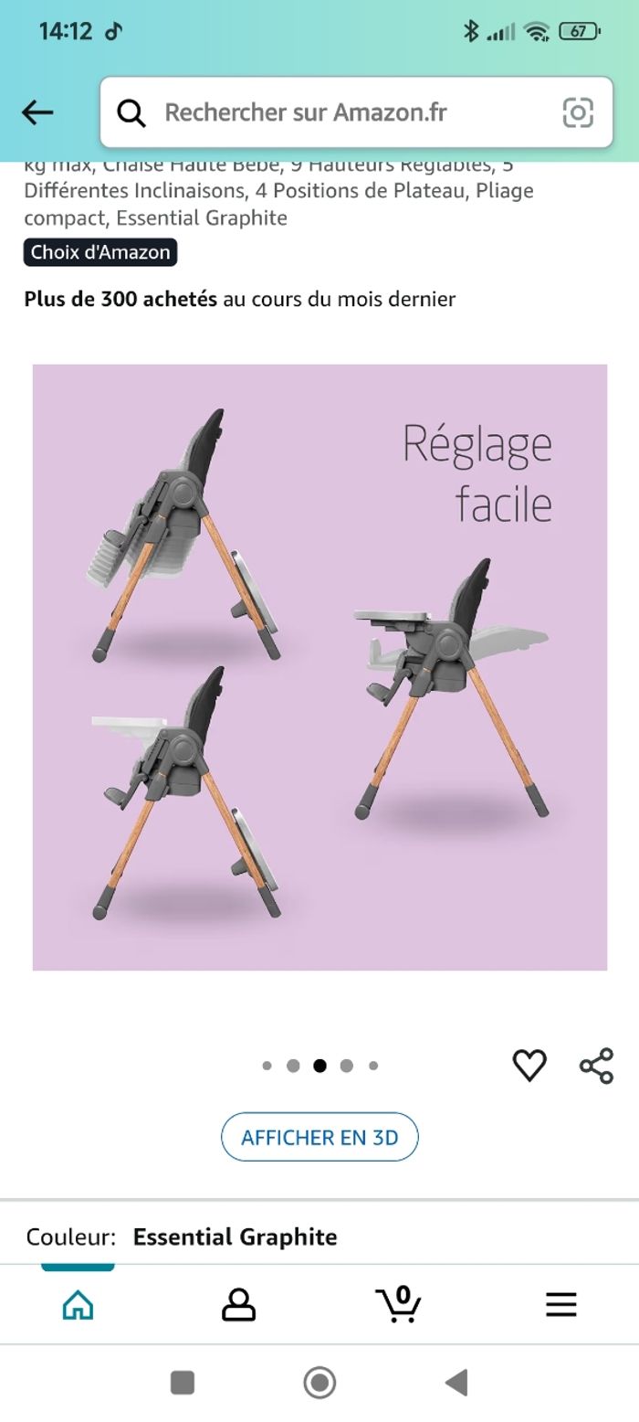 Chaise haute Maxi Cosi Minla - photo numéro 8