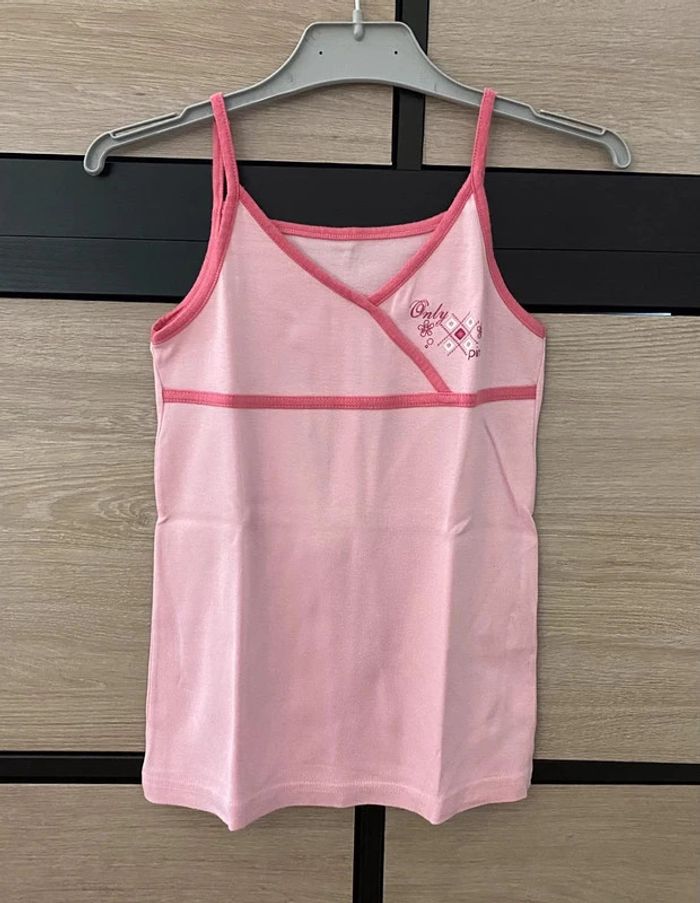 Débardeur Only Pink Tex Taille 8 ans - photo numéro 2