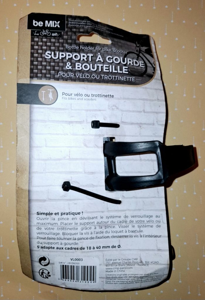 Support à bouteille pour vélo et trotinette - photo numéro 4