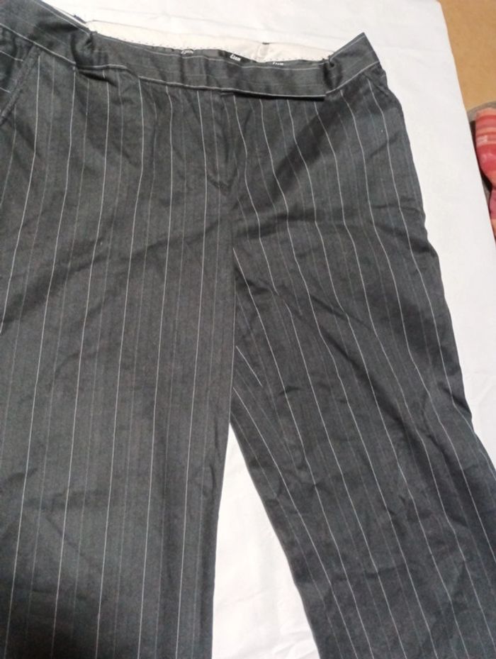 Pantalon femme jambes larges Etam taille 44 - photo numéro 4