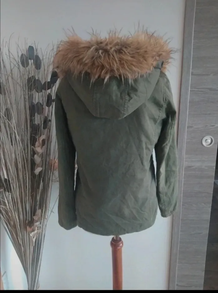 Veste chaude Jennyfer kaki 36 - photo numéro 3