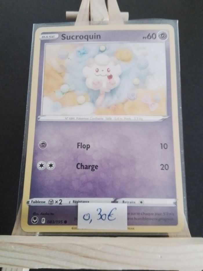 Carte Pokémon Sucroquin 83/195