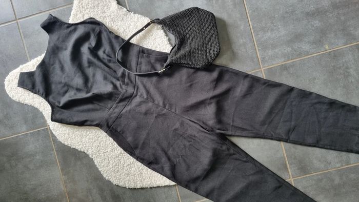 Combinaison camaïeu superbe idéal fêtes 38 noire