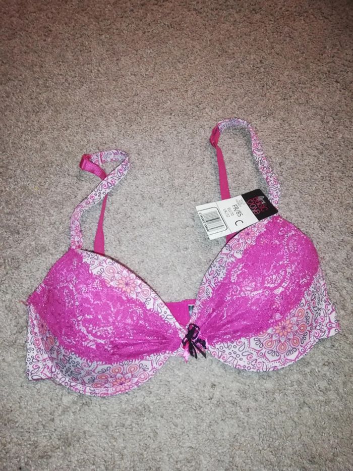 Soutien gorge 85C rose