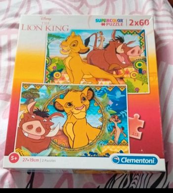 2 Puzzle dans la boîte roi lion