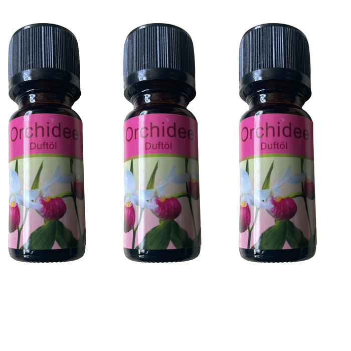 Lot de 3 Huiles Orchidee Duftöl de 10 ml Neuf