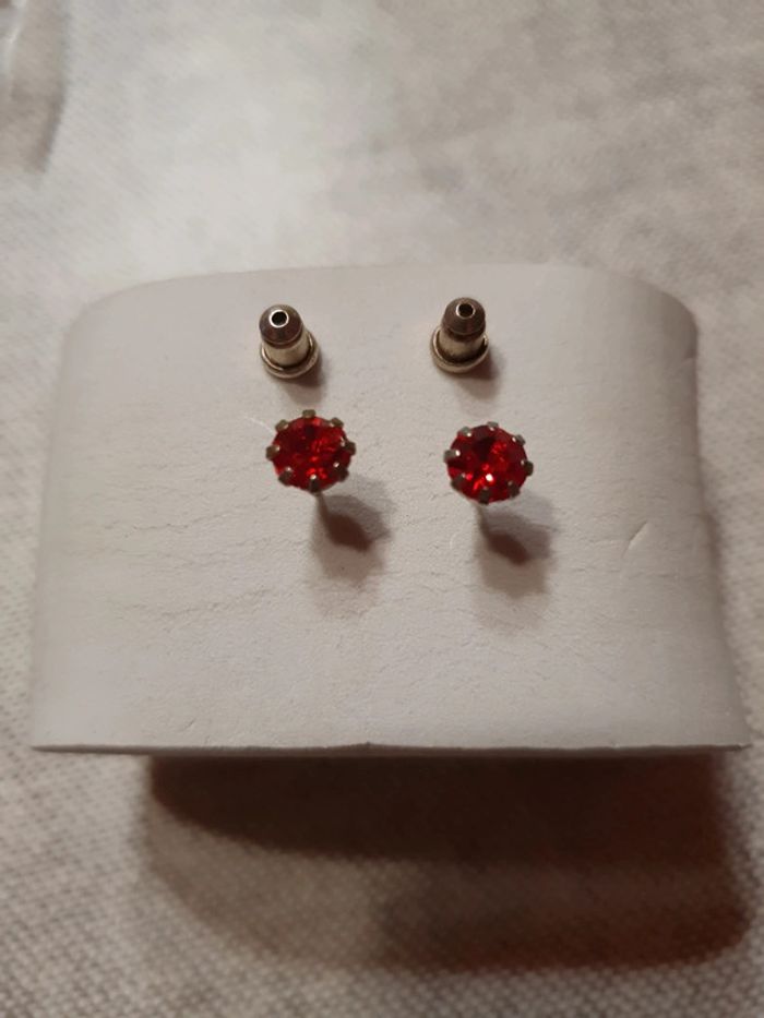 Boucles d'oreilles clou 3 mm