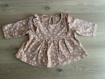 tunique motif petites fleurs taille 1 mois