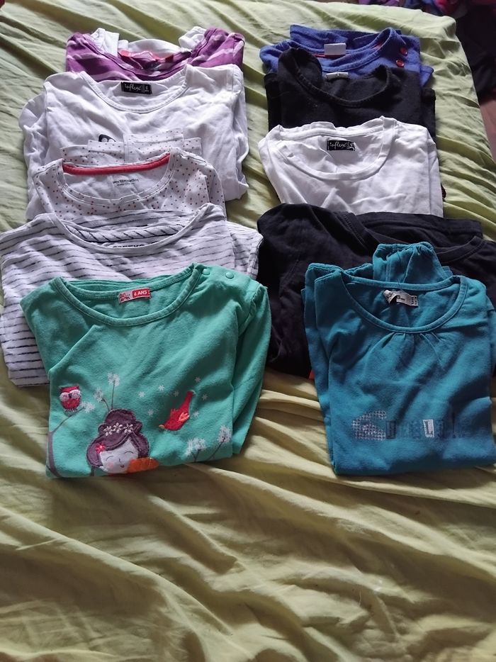 Lots Tee-shirt manche longue 6 ans