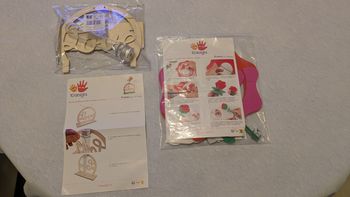 Lot porte soliflore et roses , loisirs créatifs enfant 
